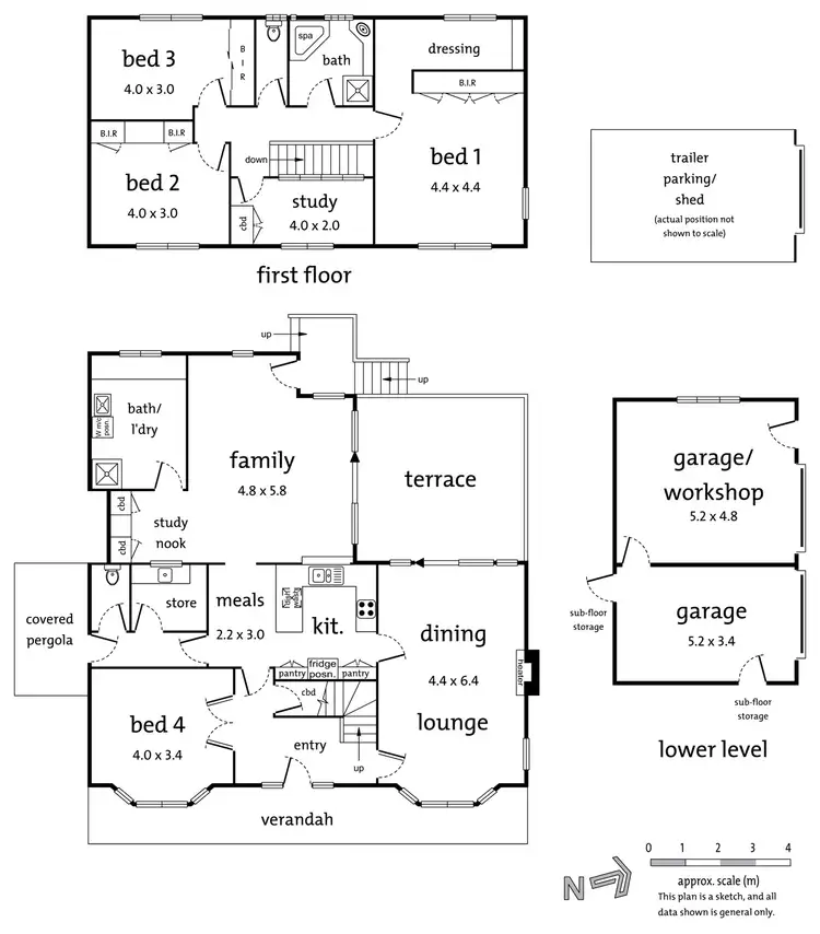 Floorplan of Homely house listing, 36 Sylvander Street, Balwyn North VIC 3104