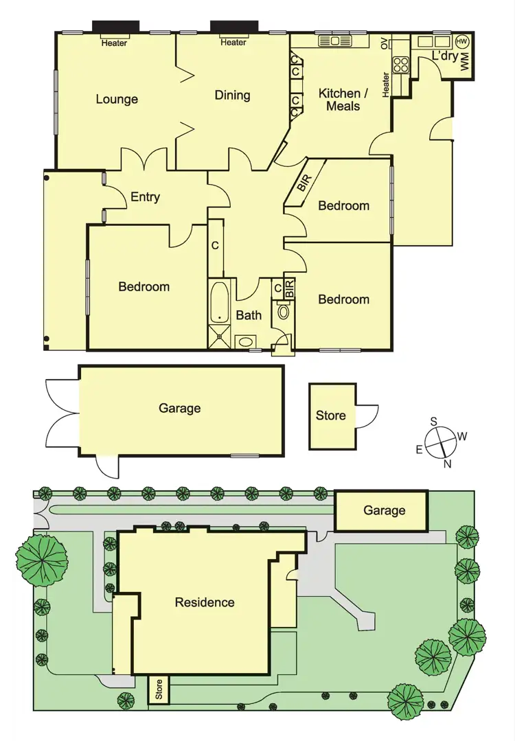 Floorplan of Homely house listing, 83 Grange Road, Glen Huntly VIC 3163