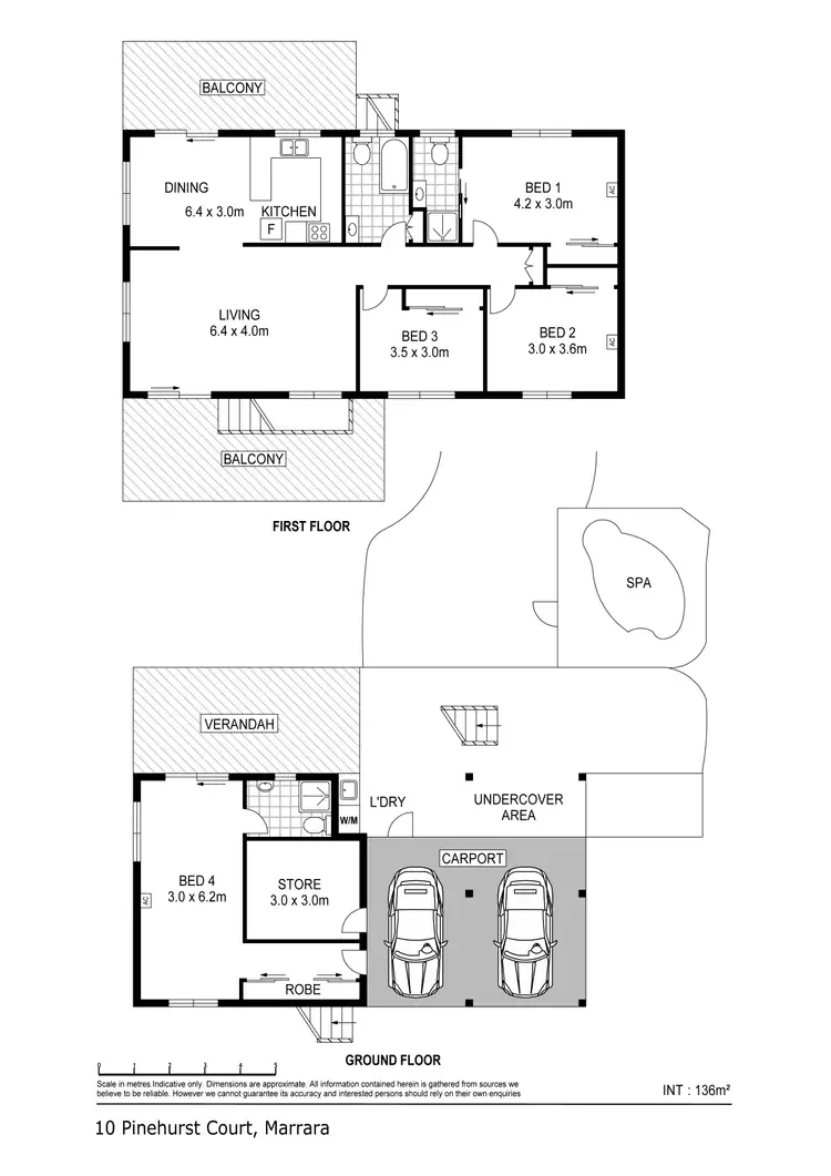 Floorplan of Homely house listing, 10 Pinehurst Court, Marrara NT 812