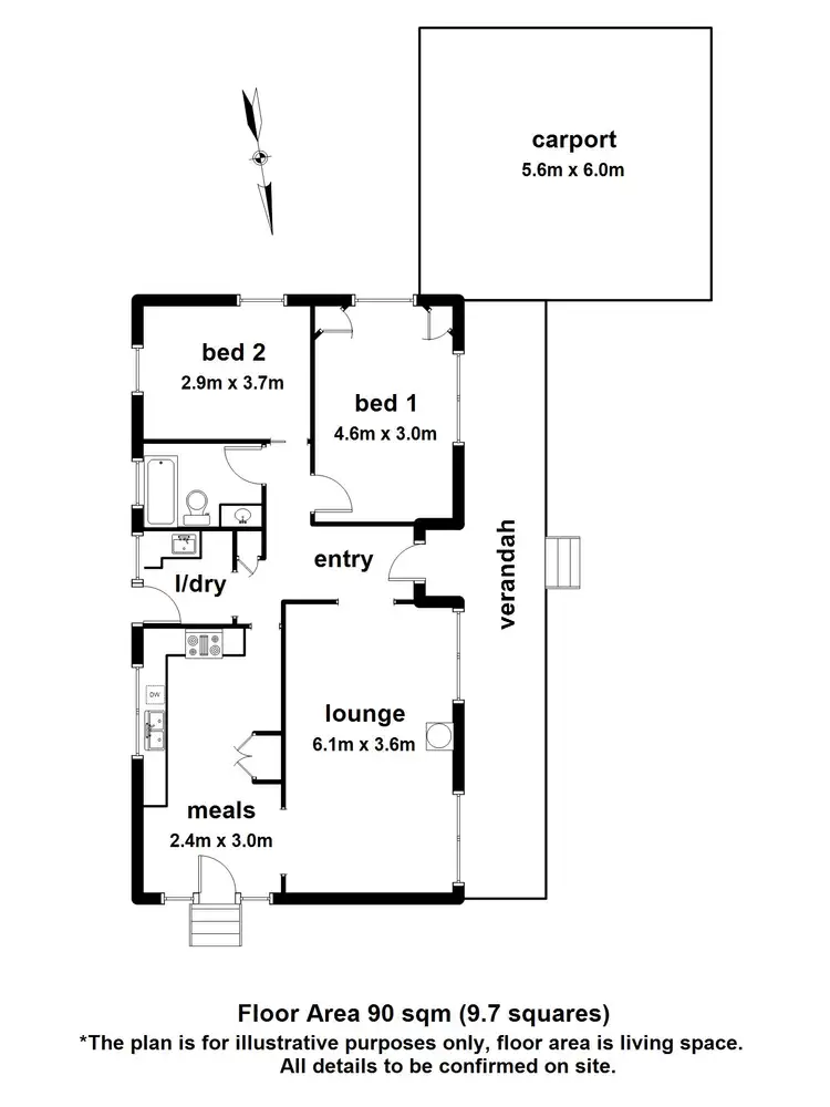 Floorplan of Homely house listing, 10 Carroll Avenue, Millgrove VIC 3799