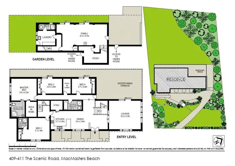Floorplan of Homely house listing, 409 The Scenic Road, Macmasters Beach NSW 2251