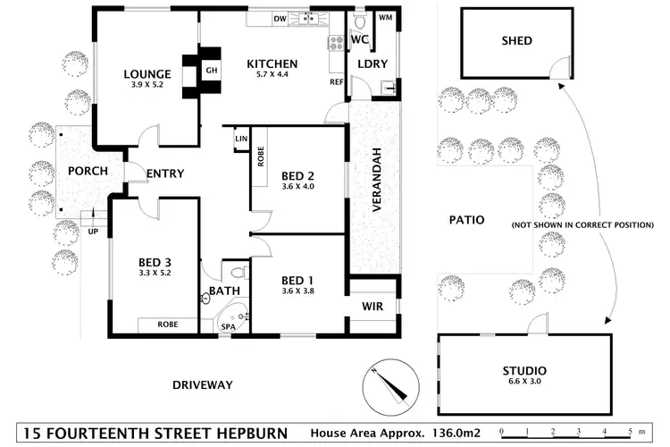 Floorplan of Homely house listing, 15 Fourteenth Street, Hepburn Springs VIC 3461