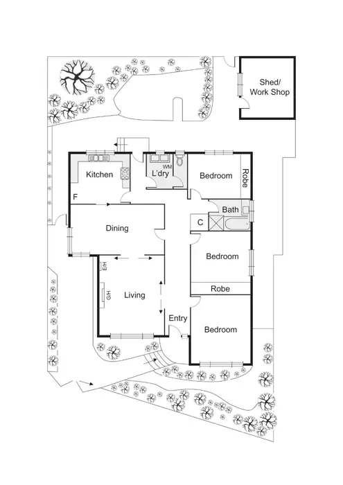 Floorplan of Homely house listing, 178 Princes Street, Port Melbourne VIC 3207