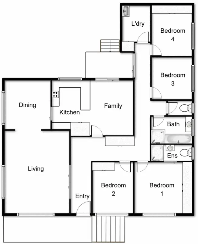 Floorplan of Homely house listing, 31 Onkaparinga Crescent, Kaleen ACT 2617