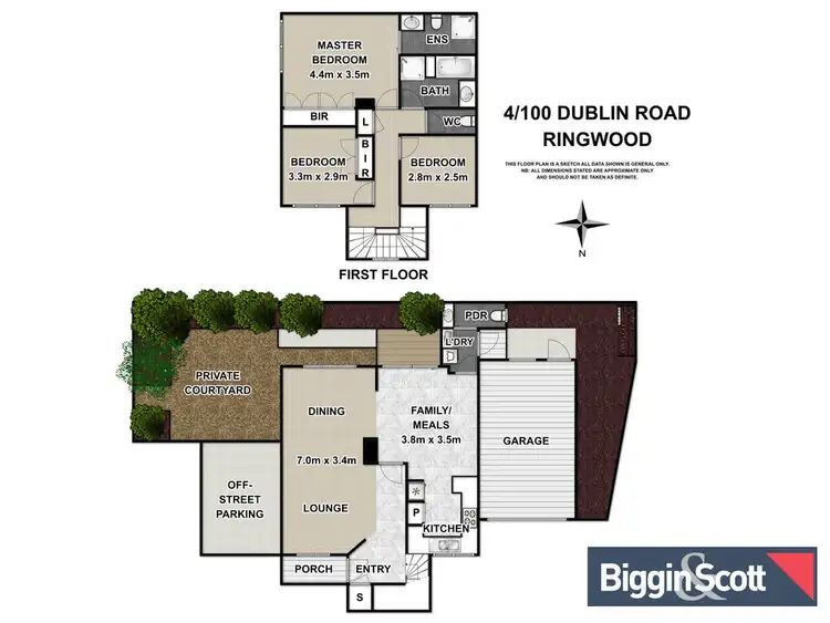 Floorplan of Homely townhouse listing, 4/100 Dublin Road, Ringwood East VIC 3135