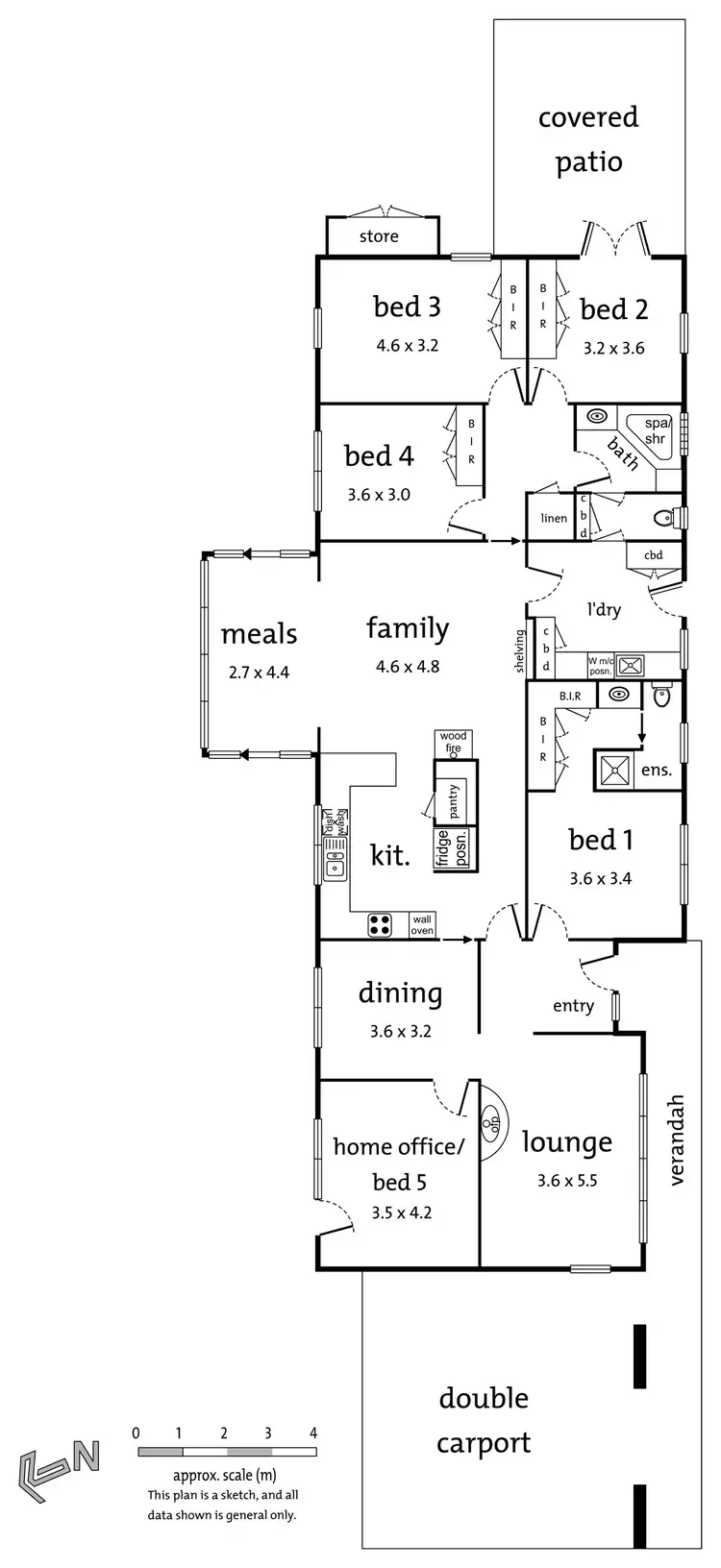 Floorplan of Homely house listing, 22 Danielle Crescent, Heathmont VIC 3135