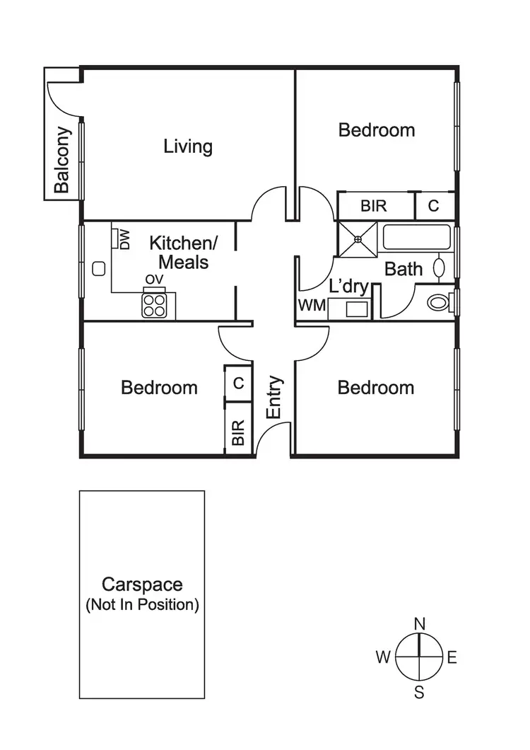 Floorplan of Homely apartment listing, 2/2 Hertford Street, St Kilda East VIC 3183