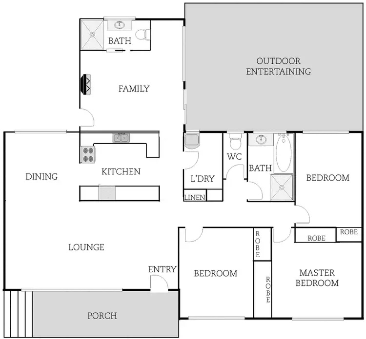 Floorplan of Homely house listing, 20 Macrossan Crescent, Latham ACT 2615
