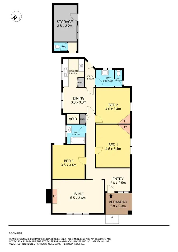 Floorplan of Homely house listing, 1006A Eyre Street, Ballarat Central VIC 3350