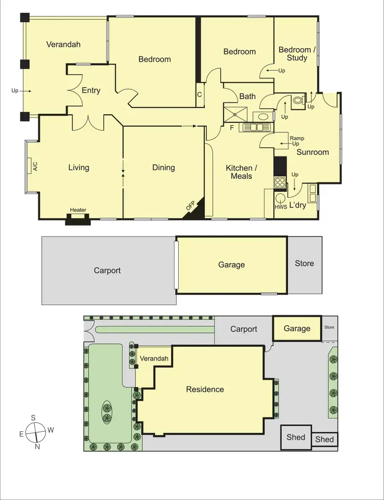 Floorplan of Homely house listing, 6 Orange Grove, Balaclava VIC 3183