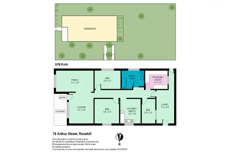 Floorplan of Homely house listing, 76 Arthur Street, Rosehill NSW 2142