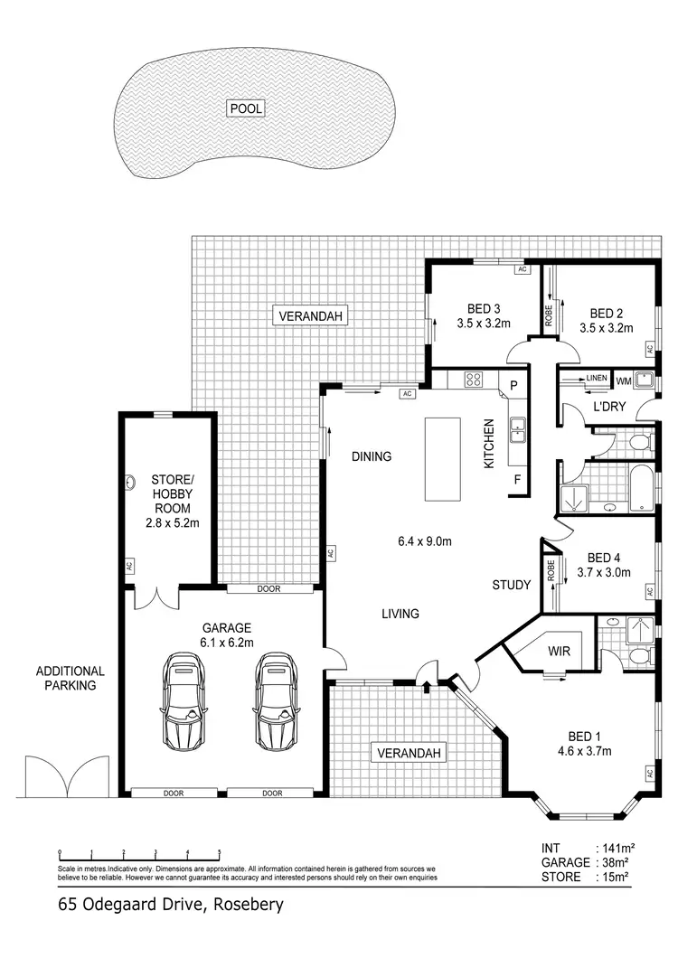 Floorplan of Homely house listing, 65 Odegaard Drive, Rosebery NT 832
