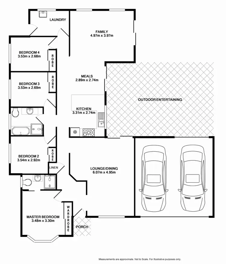 Floorplan of Homely house listing, 3 Cranbrook Close, West Hoxton NSW 2171