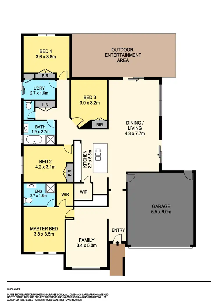 Floorplan of Homely house listing, 11 St Mirrens Drive, Nerrina VIC 3350