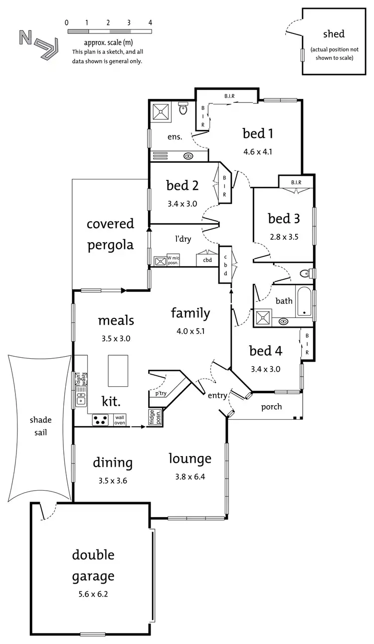 Floorplan of Homely house listing, 15 Briar Rose Walk, Croydon South VIC 3136