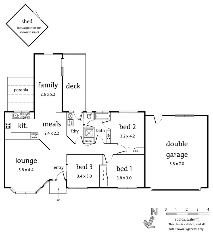 Floorplan of Homely house listing, 69-71 Langdale Drive, Croydon Hills VIC 3136