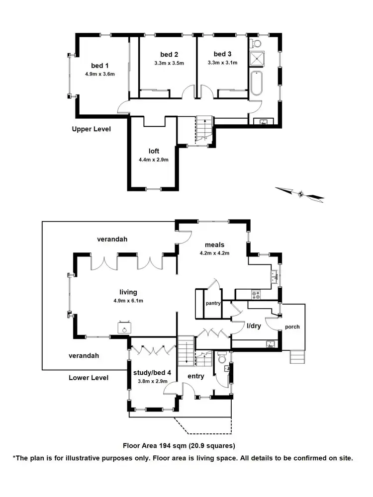 Floorplan of Homely house listing, 22 Dunstan Crescent, Tremont VIC 3785