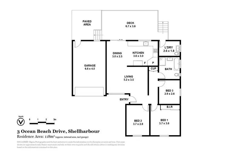 Floorplan of Homely house listing, 3 Ocean Beach Drive, Shellharbour NSW 2529