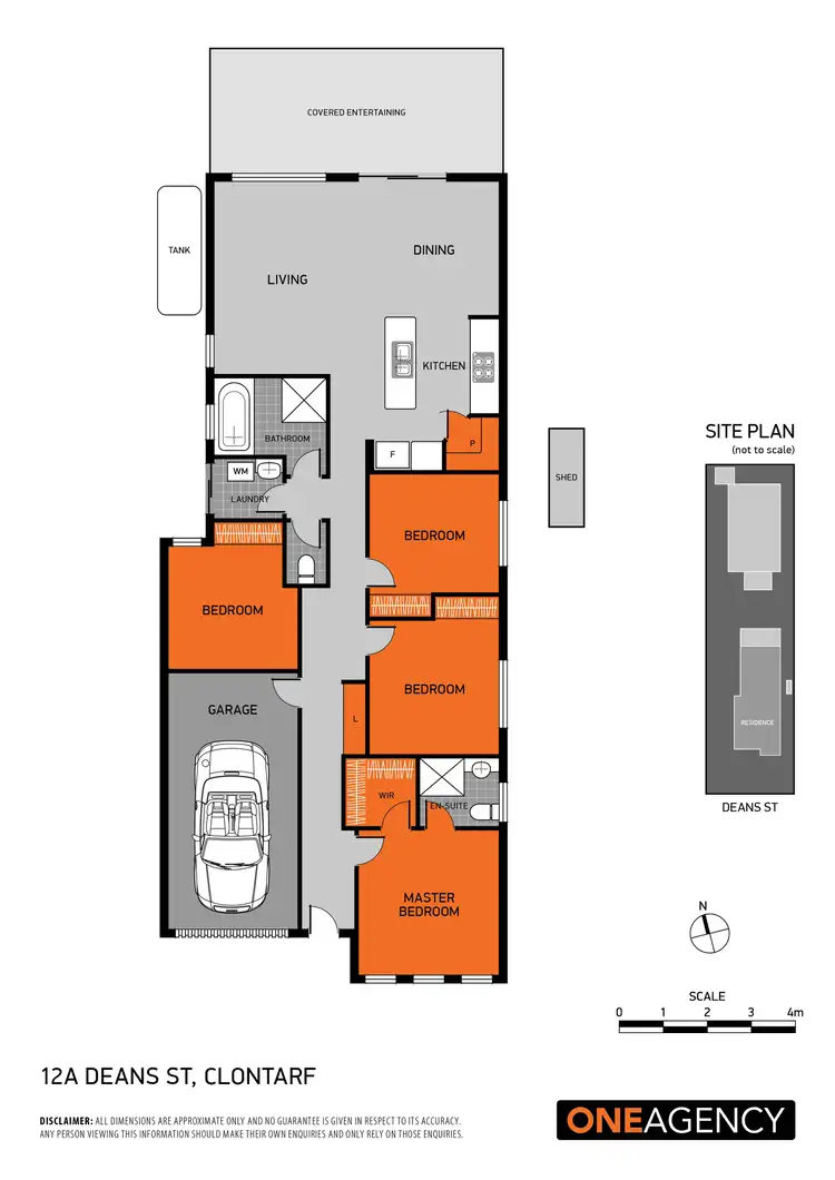 Floorplan of Homely house listing, 12a Deans Street, Clontarf QLD 4019