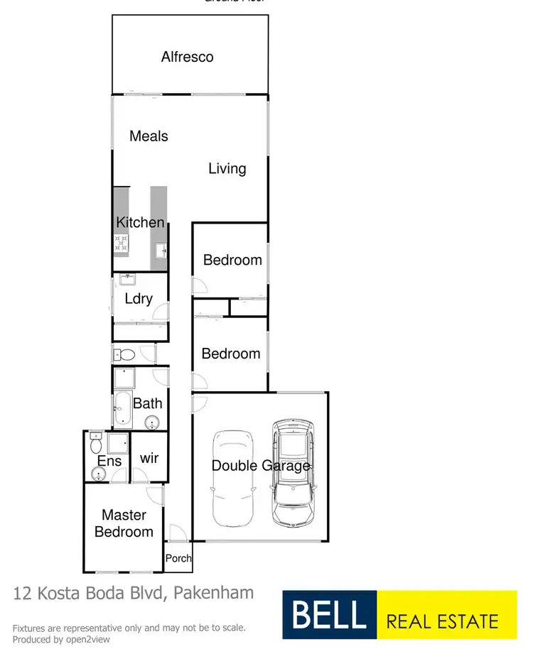 Floorplan of Homely house listing, 12 Kosta Boda Boulevard, Pakenham VIC 3810