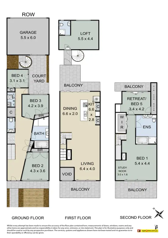 Floorplan of Homely house listing, 13 Mill Lane, Williamstown VIC 3016