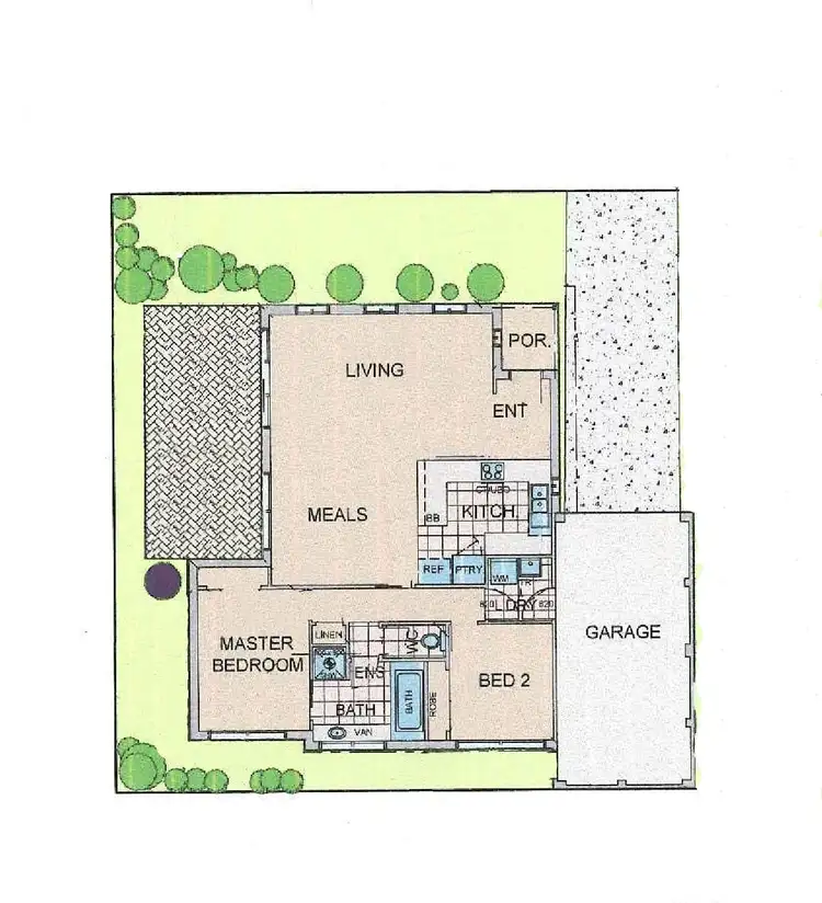 Floorplan of Homely townhouse listing, 30A Bowen Street, Cranbourne VIC 3977