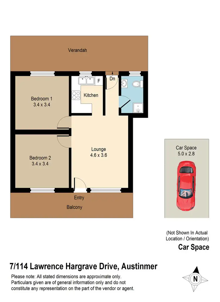 Floorplan of Homely unit listing, 7/114 Lawrence Hargrave Drive, Austinmer NSW 2515