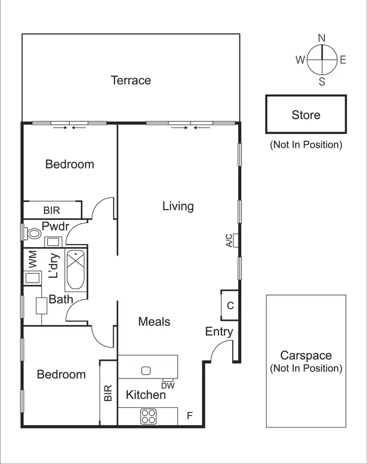 Floorplan of Homely apartment listing, 6/86 Grosvenor Street, St Kilda East VIC 3183