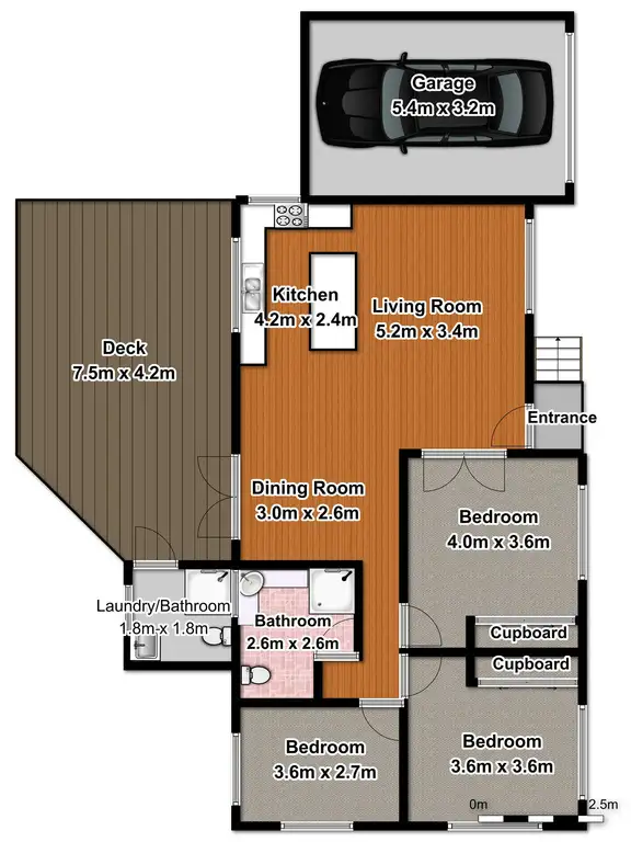 Floorplan of Homely house listing, 12 Ocean Street, Kingscliff NSW 2487