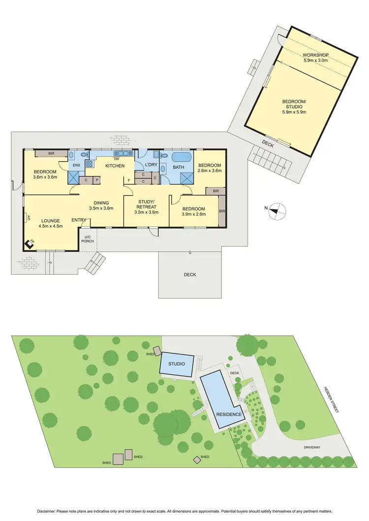 Floorplan of Homely house listing, 4 Hebden Street, Greensborough VIC 3088