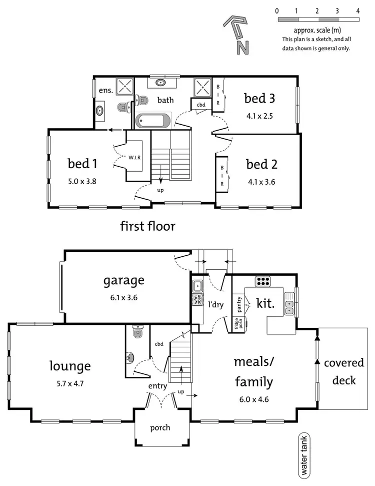 Floorplan of Homely house listing, 1 Gray Street, Doncaster VIC 3108