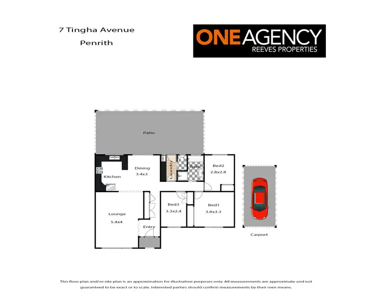 Floorplan of Homely house listing, 7 Tingha Avenue, South Penrith NSW 2750