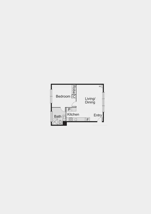 Floorplan of Homely apartment listing, 4/165 Stokes Street, Port Melbourne VIC 3207