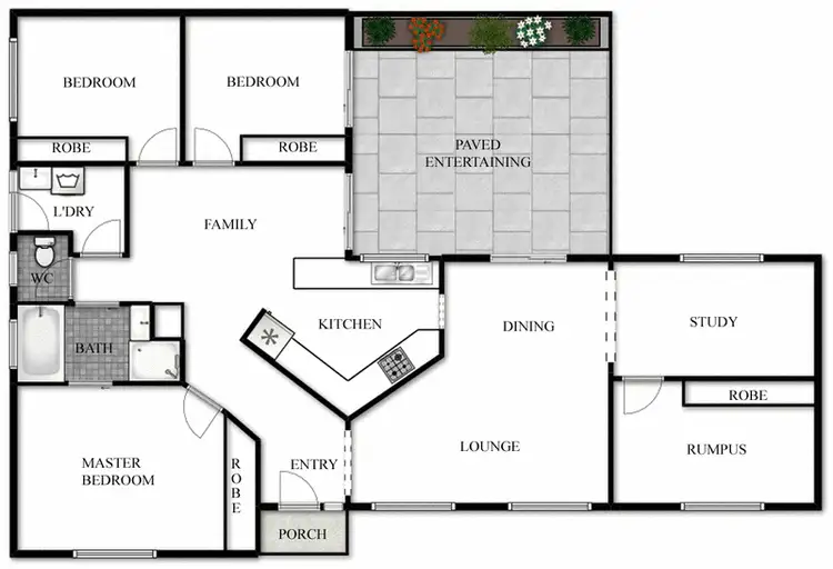 Floorplan of Homely house listing, 4 Lethbridge Street, Conder ACT 2906