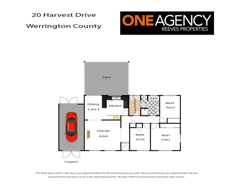 Floorplan of Homely house listing, 20 Harvest Drive, Werrington Downs NSW 2747