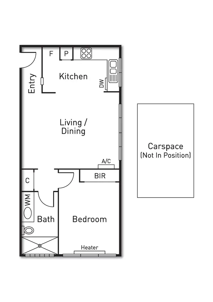 Floorplan of Homely apartment listing, 6/313 Dandenong Road, Prahran VIC 3181