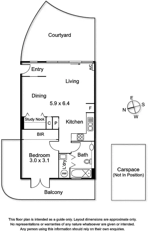 Floorplan of Homely apartment listing, 5/62 Wellington Street, St Kilda VIC 3182