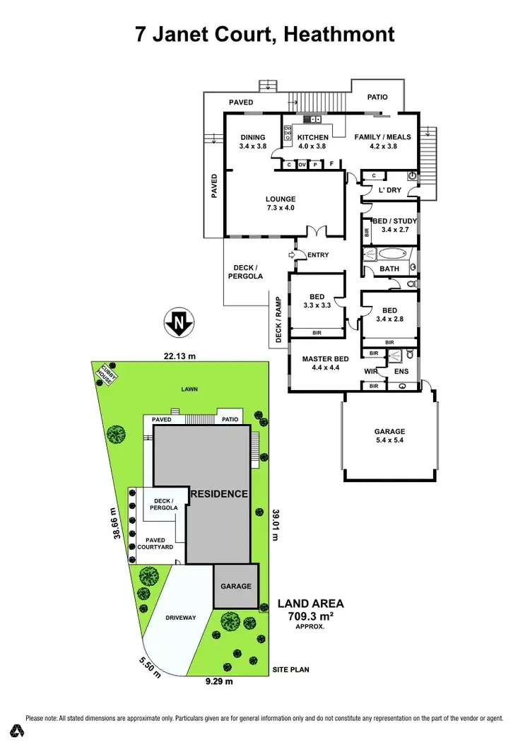 Floorplan of Homely house listing, 7 Janet Court, Heathmont VIC 3135