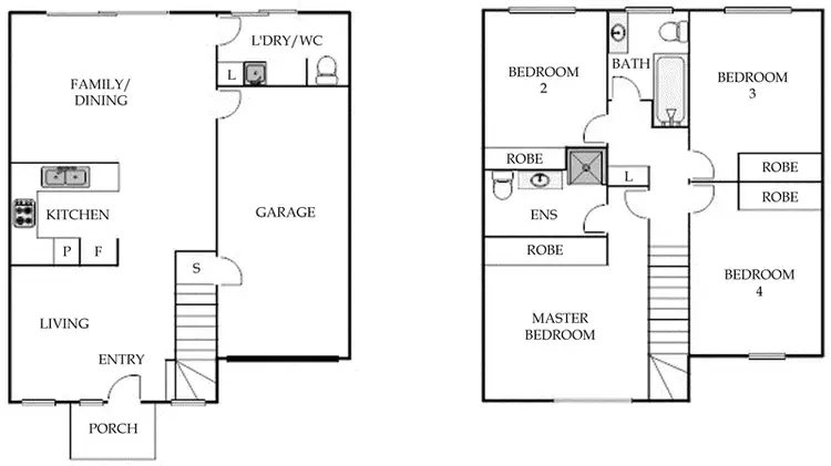 Floorplan of Homely townhouse listing, 30 Loveday Crescent, Casey ACT 2913
