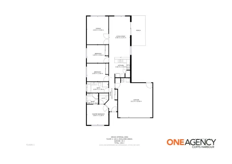 Floorplan of Homely villa listing, 2/37 Marcia Street, Coffs Harbour NSW 2450