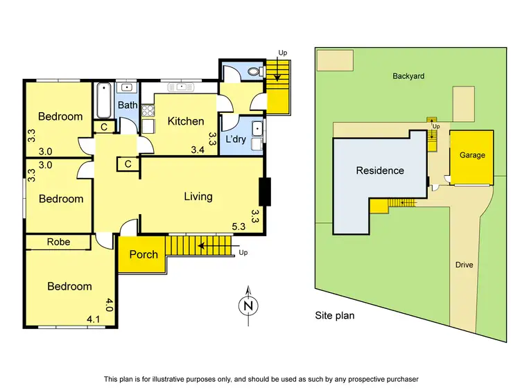 Floorplan of Homely house listing, 10-12 De Blonay Crescent, Greensborough VIC 3088