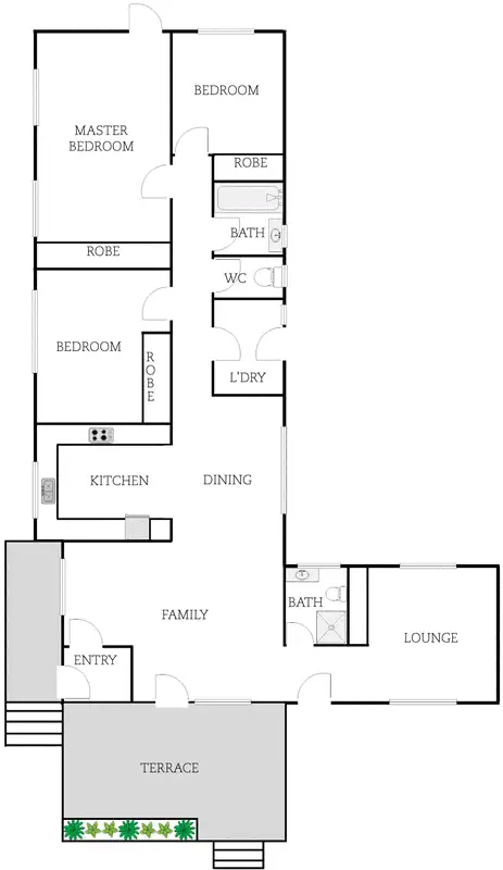 Floorplan of Homely house listing, 1 Miller Street, O'connor ACT 2602
