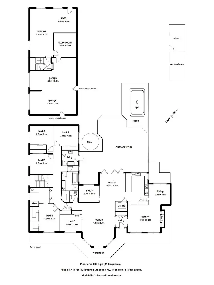 Floorplan of Homely house listing, 8 Ash Grove, Menzies Creek VIC 3159