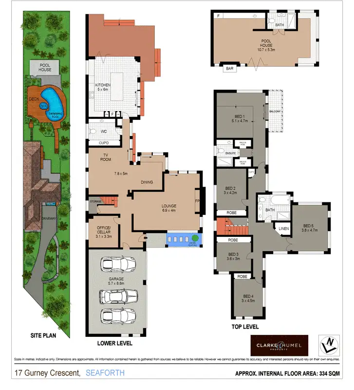 Floorplan of Homely house listing, 17 Gurney Crescent, Seaforth NSW 2092