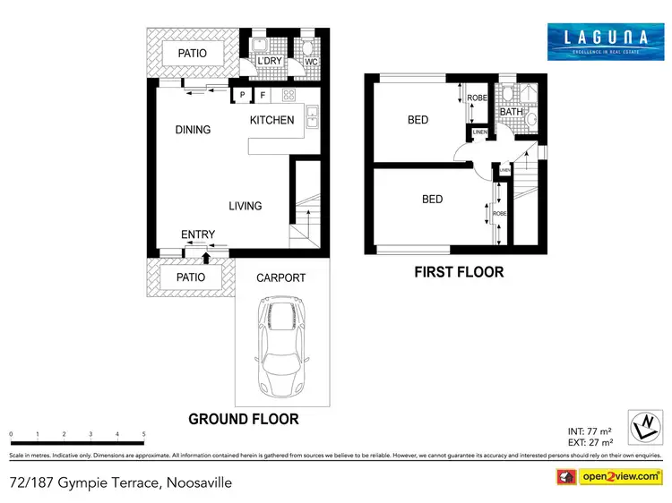Floorplan of Homely unit listing, 72/187 Gympie Terrace, Noosaville QLD 4566