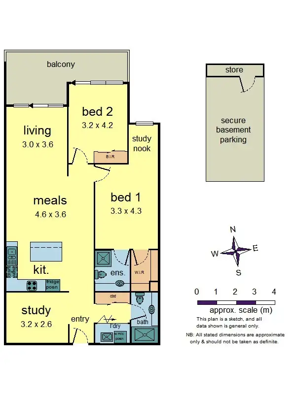 Floorplan of Homely apartment listing, 210/187-191 Reynolds Road, Doncaster East VIC 3109