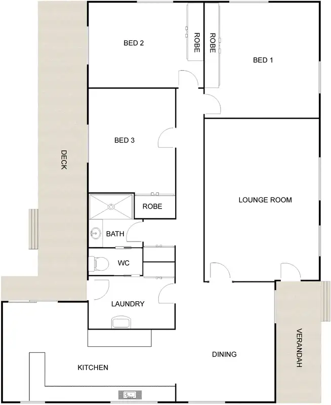 Floorplan of Homely house listing, 5 Hosking Place, Melba ACT 2615