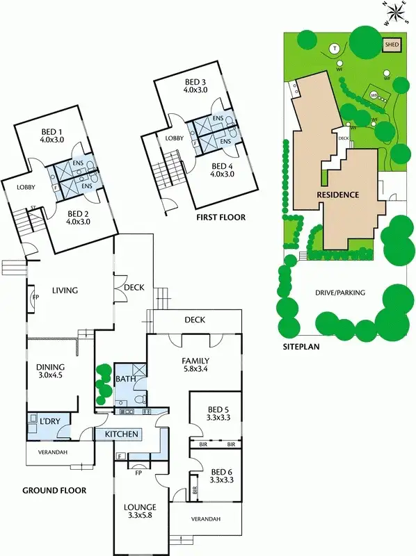 Floorplan of Homely house listing, 212 Ocean Beach Road, Sorrento VIC 3943