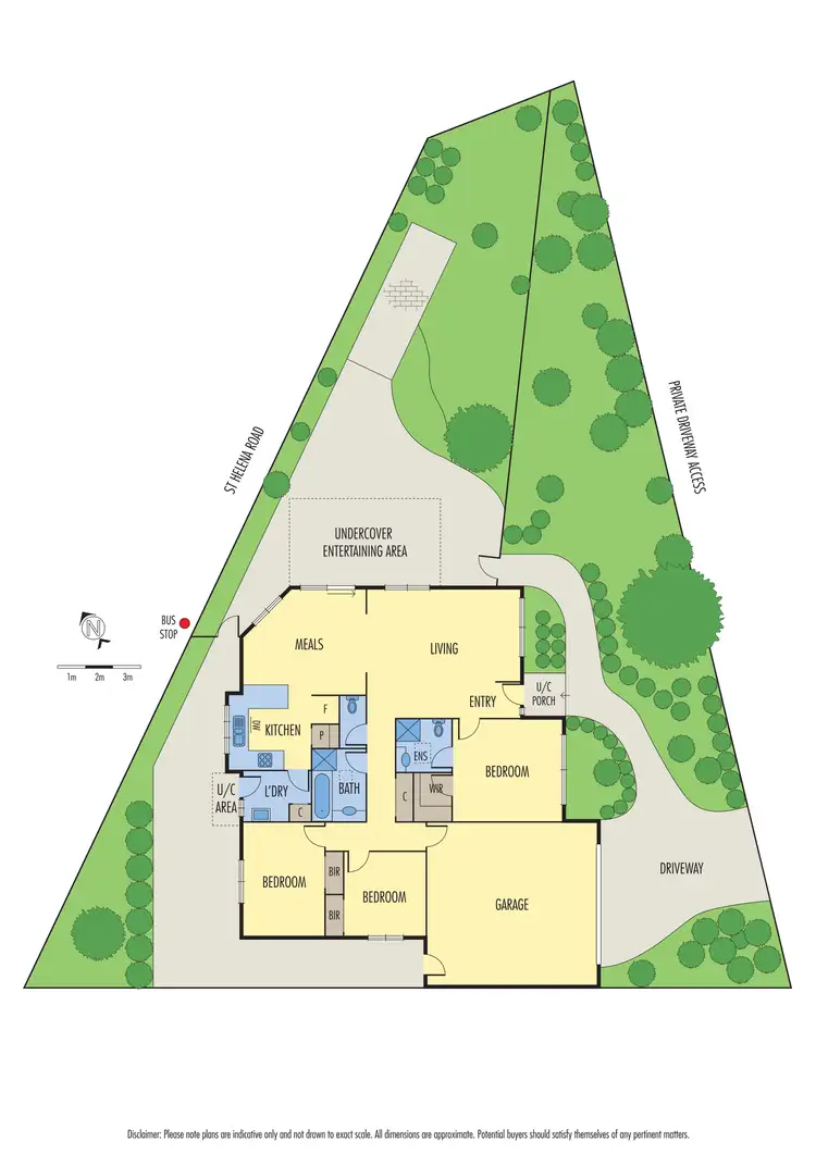 Floorplan of Homely house listing, House 1/284 St Helena Road, Greensborough VIC 3088