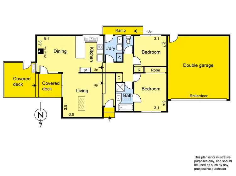 Floorplan of Homely unit listing, 1/261 Para Road, Greensborough VIC 3088